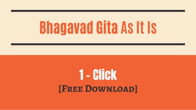 Bhagavad Gita As It Is Pdf